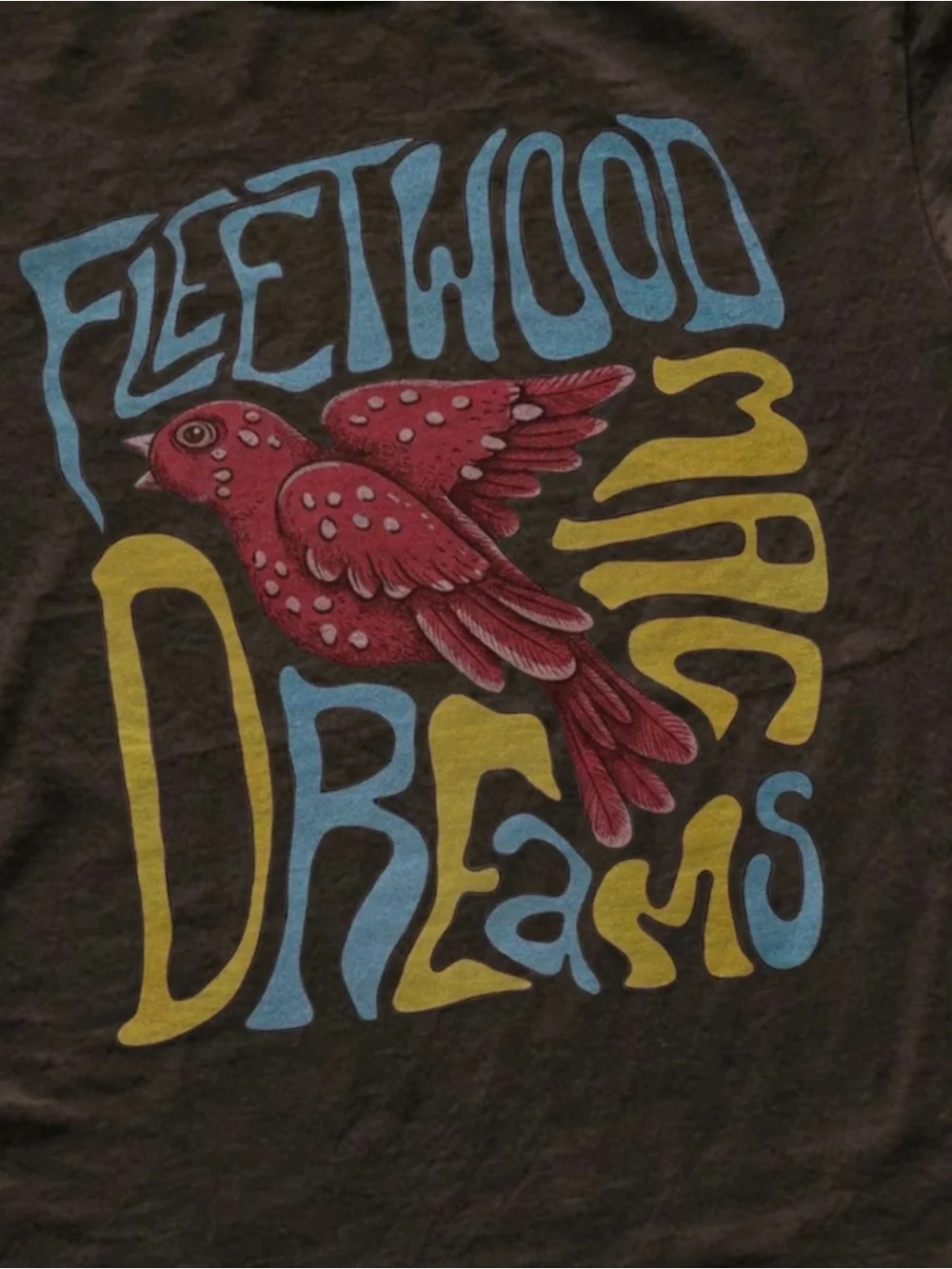 Fleetwood Mac Bird Gildan Dark Chocolate Heavy Cotton Tee